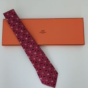 Authentic Hermes Silk Tie!